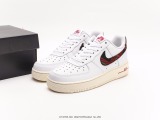 Nike Air Force 1′07 Lowplaid Classic Low Gangs Leisure Sneakers  White Wine Red Green Scottish Labor Cream Base  Style:DV0789-100