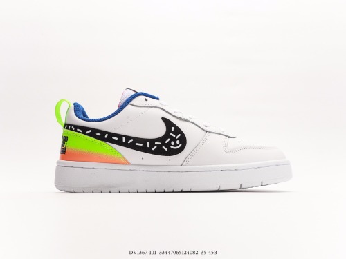 Nike Court Borough Low Low Gangs Blood Breathable Casual Sneakers Style:DV1367-101