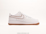 Nike Air Force 1’07 Low  Whitebronzine  Series Classic Low Gang Low -Bannia Sports Shoes  White Deep Brown Stack Hook  Style:DV0788-104