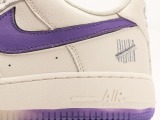 Nike Air Force 1 '07 Low Un co -branded small hook Low -top casual board shoes  rice white purple  Style:BS9055-733