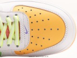 Nike Air Force 1 Low  White Green Orange  Low -top leisure sneakers Style:FD1036-100