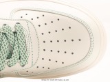 Nike Air Force 1 '07 Lowmilk Whitemint Classic Low -Givey Rapid Casual Sneakers  Leather Rice White Mint Green Car Line  Style:315122-707