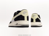 Nike Air Force 1′07 Low SUEDEBLACKBONE Classic Low Gang Low Gangs Leisure Sneakers  suede black bone white  Style:DE0023-806