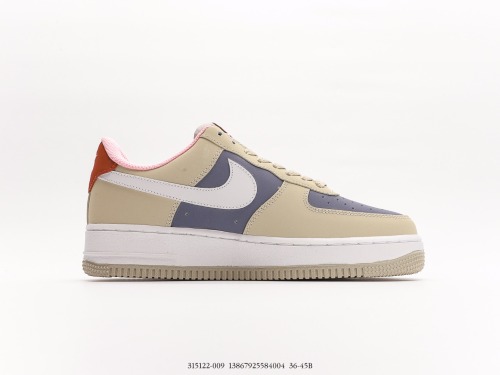 Nike Air Force 1 '07 Low Light Blue Gray Low Casual Sneeper Style:315122-009