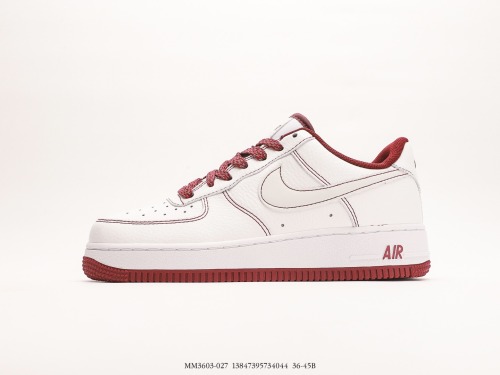 Nike Air Force 1 '07 Low Mark Line 2nd Generation Full Astrology White Red Color Low Casual Board Shoes 3M reflective Style:MM3603-027