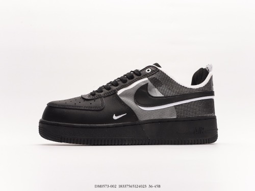 Nike Air Force 1 React mesh deconstructing stitching Low -top classic versatile casual sneakers Style:DM0573-002