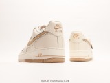 Nike Air Force 1 Low White Brown Full Sky Low Bad Bargain Casual Sneakers Style:JJ0253-007