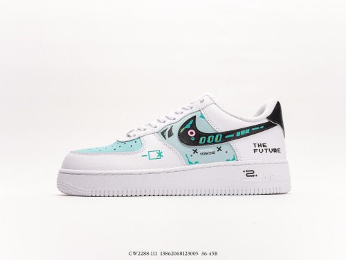 Nike Air Force 1 Low ’07 Pai Bo Poch 2077 Future Game Theme Low -top casual board shoes Style:CW2288-111