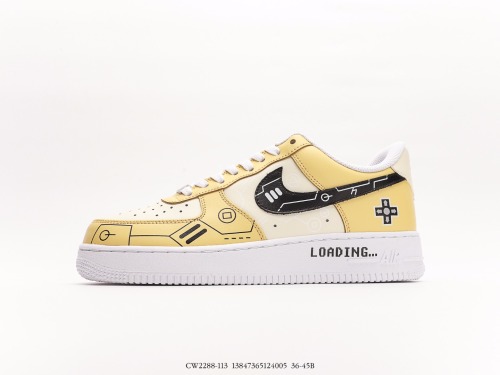 Nike Air Force 1 Low lemon yelLow wild casual sneakers Style:CW2288-113