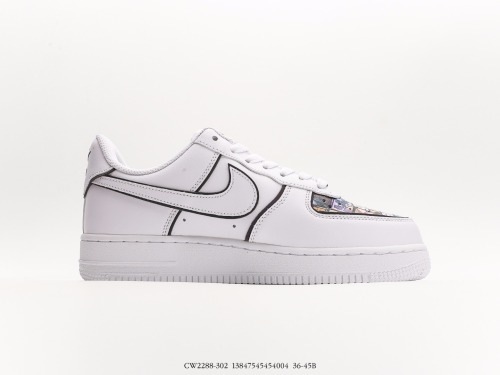 Grand Theft Auto  Grand Theft Auto  X Nike Air Force 1 07 Lv8whiteGrand theft Auto classic versatile leisure sneakers  Leather White Grand Theft Auto Graffit  Style:CW2288-302