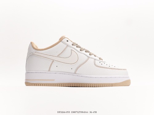 Nike Air Force 1 '07 Low Mark Line full of star khaki color scheme Low -top casual board shoes Style:DF3266-053