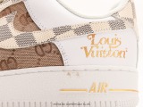Louis Vuitton x Nike Air FORCE 1 Low Low -top sports casual board shoes Style:DV1788-108