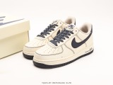 Nike Air Force 1’07 Low QSSAILNAVYREFLECTION 3M Classic Low Gangs Leisure Sneakers  Canvas Rice White Navy Blue Full Sky  Style:TQ1456-299