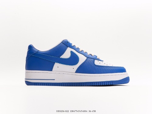 Nike Air Force 1 Low '07 White Blue Low Gangs shoes Style:DE0236-022
