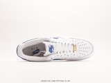 Nike Air Force 1 '07 Lowwhiteroyal Blue Classic Low Gangs Leisure Sneakers  Leather White Royal Blue  Style:DM2845-100