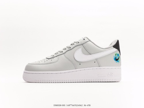 Nike Air Force 1 '07 Lowhave a Nike Day Classic versatile casual sneakers  leather white black yelLow smiley face sunfLower  Style:DM0118-001