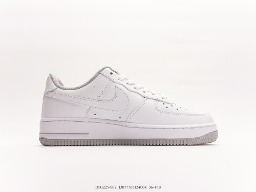 Nike Air Force 1 '0740th Anniversarywhitelight Grey classic Low -end leisure sneakers  40th anniversary white light gray gold hook  Style:DD1225-002