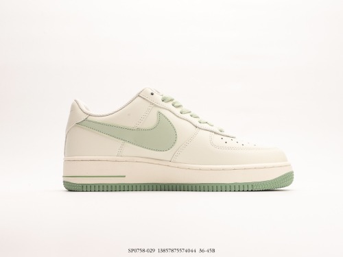 Nike Air Force 1 '07 Low casual board shoes  grass green big hook  Low -end leisure sneakers Style:SP0758-029