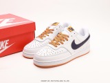 Nike Court Vision Low White Deep Blue Orange Low Permanent Permanent Leisure Sneakers Style:DM1187-103