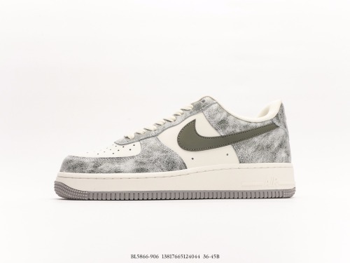 Nike Air Force 1 Low ’07 rock green color color Low -top casual board shoes Style:BL5866-906