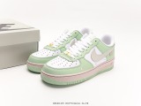 Nike Air Force 1 '07 Low QSMATCHA Greenwhitemini Swoosh Classic Low Low -Bannia Casual Sneakers  Switching Matcha Green White Hook  Style:DB3301-099