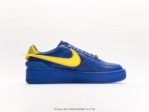 AMBUSH X Nike Air Force 1 '07 Low BLUE co -branded Low -top casual board shoes pure original version Style:DV3464-400