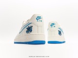 Transformers  Transformers  X Nike Air Force 1 07 LV8TRANSFORMERS classic versatile sports sneakers  Mi -white and blue Transformers  Style:KK1256-660