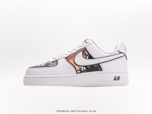 Grand Theft Auto  Grand Theft Auto  X Nike Air Force 1 07 Lv8whiteGrand theft Auto classic versatile leisure sneakers  Leather White Grand Theft Auto Graffit  Style:CW2288-302