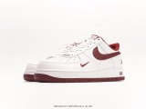 Nike Air Force 1 '0740th Anniversarywhite Vine Red Classic Low Low -Bannia Casual Sneakers  40th Anniversary Best Red Hook  Style:MN5263-125