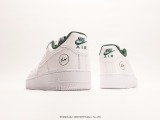 Fragment Design x Nike Air Force 1’07 Lowfragment Design classic Low -top casual sneakers  leather white and green  Style:TT0801-602