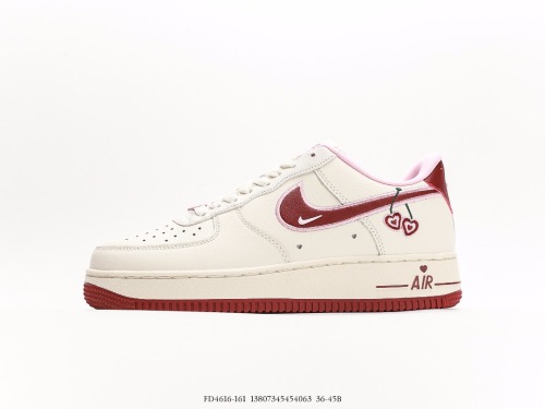 Nike Air Force 1 '07 Low Valentine's Day Cherry Low Bad Bargaining Sneaker Sneakers Style:FD4616-161