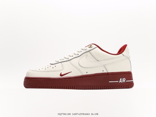 Nike Air Force 1 Low 40th Anniversary Jiu Red Low Big Rapid casual sneakers Style:DQ7582-100