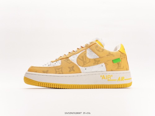 Louis Vuitton joint customized Nike Air Force 1 Low '07 Air Force Low -top casual board shoes