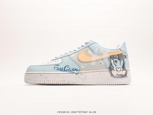 Nike Air Force 1 Low  Creative Painting and Graffiti  Low -handed leisure sneakers Style:CW2289-111