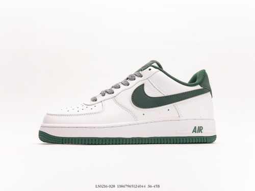 Nike Air Force 1 '07 Low Classic White Green Full Sky Low Casual Sneakers Style:LS0216-028