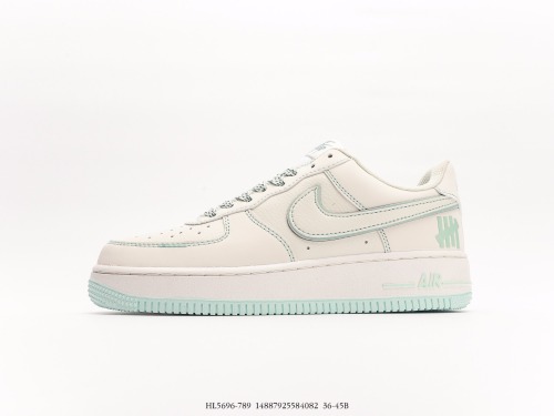 UNDEFEATED X Nike Air Force 1 Low ice blue Low -top casual board shoes Style:HL5696-789