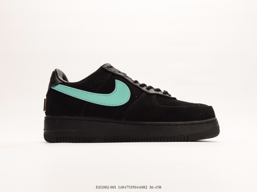 Tiffany & Co. X Nike Air Force 1 Low SP1837 Classic Low -Gangs Leisure Sneakers  Co -branded Black Tigany Blue  Style:DZ1382-001