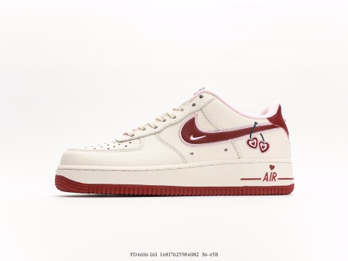 Nike Air Force 1 Low Cherry Cherry Hook Low -top leisure sneakers Style:FD4616-161
