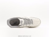 UninterRupt X Nike Air Forece 1 More than  Rice Gray Silver Signature Caddy  full of star Low -top shoes Style:DW8802-603