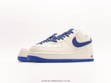 Nike Air Force 1 Low wild casual sneakers  rice white and blue  Style:GL6835-010