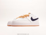 Nike Court Vision Low White Deep Blue Orange Low Permanent Permanent Leisure Sneakers Style:DM1187-103