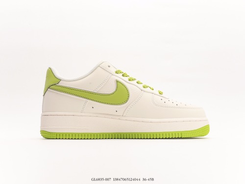 Nike Air Force 1 '07 Low joint model Low -top casual board shoes  white, blue red  Low -end leisure sneakers Style:GL6835-007