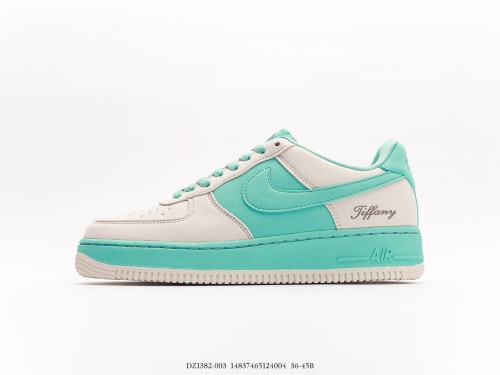 Tiffany & Co. X Nike Air Force 1 Low SP1837 Classic Low Gangs Leisure Sneakers  Co -branded Tiffany Green  Style:DZ1382-003