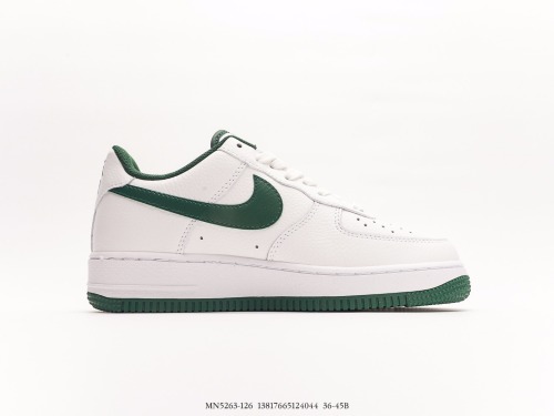 Nike Air Force 1 '0740th Anniversarywhite Green Classic Low Low Gangs Leisure Sneakers  40th Anniversary White Green Hook  Style:MN5263-126