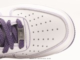 Nike Air Force 1 Low White Purple Dianshi Low Bad Leisure Sneakers Style:MM3603-025