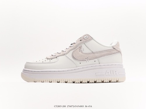 Nike Air Force 1 Low Luxeblackgum improves non -slip thick bottom Low -end leisure sneakers Style:CT2815-200