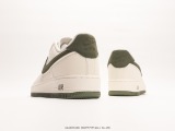 Nike Air Force 1’07 Lowbeige WhiteVine Reflective Classic Low Low -Bannia Sneaker  Leather Rice White Matcha Green 3M Reverse Light Hook  Style:GL6835-008