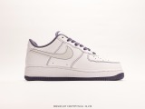 Nike Air Force 1 Low White Purple Dianshi Low Bad Leisure Sneakers Style:MM3603-025