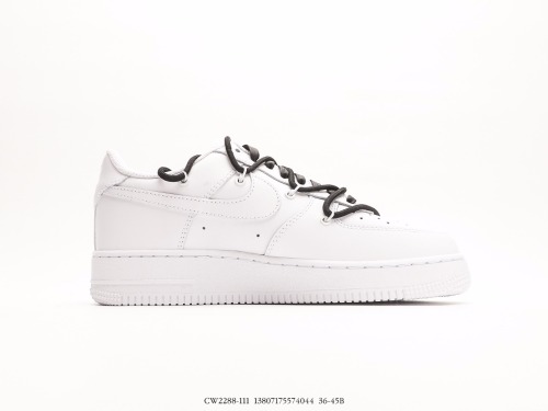 Nike Air Force 1 Low  Black and White Belt  Low -end leisure sneakers Style:CW2288-111