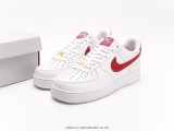 Nike WMNS Air Force 1′07whiteNOBLE Classic Low -Gang Leisure Sneakers  Leather Best Red  Style:315115-154